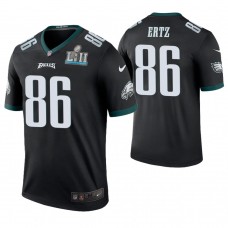 Philadelphia Eagles #86 Zach Ertz Black Super Bowl LII Champions Color Rush Legend Jersey