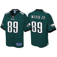Philadelphia Eagles #89 Greg Ward Jr. Green Pro Line Jersey