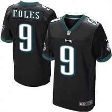 Philadelphia Eagles #9 Nick Foles Black Elite Jersey