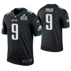 Philadelphia Eagles #9 Nick Foles Black Super Bowl LII Champions Color Rush Legend Jersey