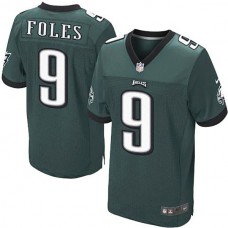 Philadelphia Eagles #9 Nick Foles Midnight Green Elite Jersey