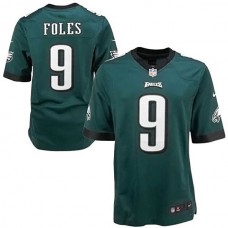 Philadelphia Eagles #9 Nick Foles Midnight Green Game Jersey