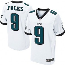 Philadelphia Eagles #9 Nick Foles White Elite Jersey