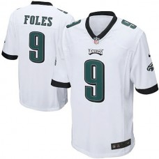 Philadelphia Eagles #9 Nick Foles White Game Jersey