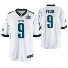 Philadelphia Eagles #9 Nick Foles White Super Bowl LII Champions Game Jersey