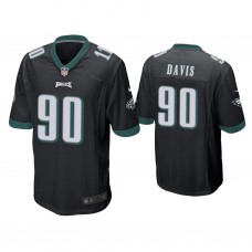 Philadelphia Eagles #90 Jordan Davis Black Game 2022 NFL Draft Jersey