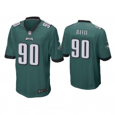Philadelphia Eagles #90 Jordan Davis Green Game 2022 NFL Draft Jersey