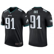 Philadelphia Eagles #91 Fletcher Cox Black Color Rush Legend Jersey
