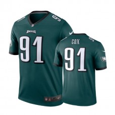 Philadelphia Eagles #91 Fletcher Cox Green Legend Jersey