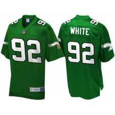 Philadelphia Eagles #92 Reggie White Green Retired Player Jersey