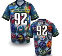 Philadelphia Eagles #92 WHITE Men's Stitched NFL Elite Fanatical Version Jersey (2)