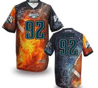 Philadelphia Eagles #92 WHITE Men's Stitched NFL Elite Fanatical Version Jersey (5)
