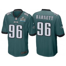 Philadelphia Eagles #96 Derek Barnett Green Super Bowl LII Bound Game Jersey