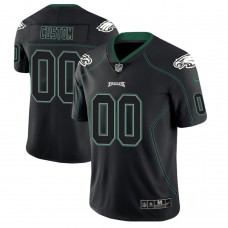 Philadelphia Eagles 2018 Lights Out Color Rush Limited Black Customized Jersey