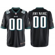 Philadelphia Eagles Black Game Customized Jersey