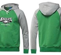 Philadelphia Eagles Critical Victory Pullover Hoodie Green & Grey