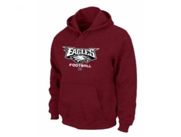 Philadelphia Eagles Critical Victory Pullover Hoodie RED