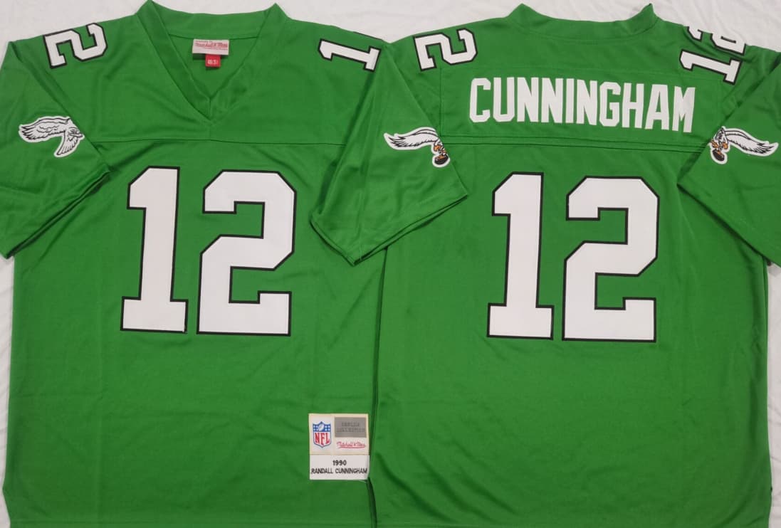 Philadelphia Eagles Green #12 CUNNINGHAM