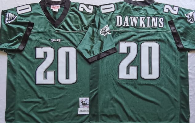 Philadelphia Eagles Green #20  DAWKINS