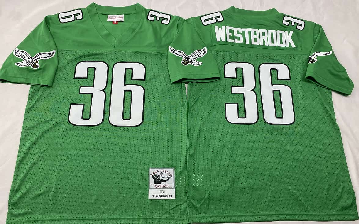 Philadelphia Eagles Green #36 WESTBROOK