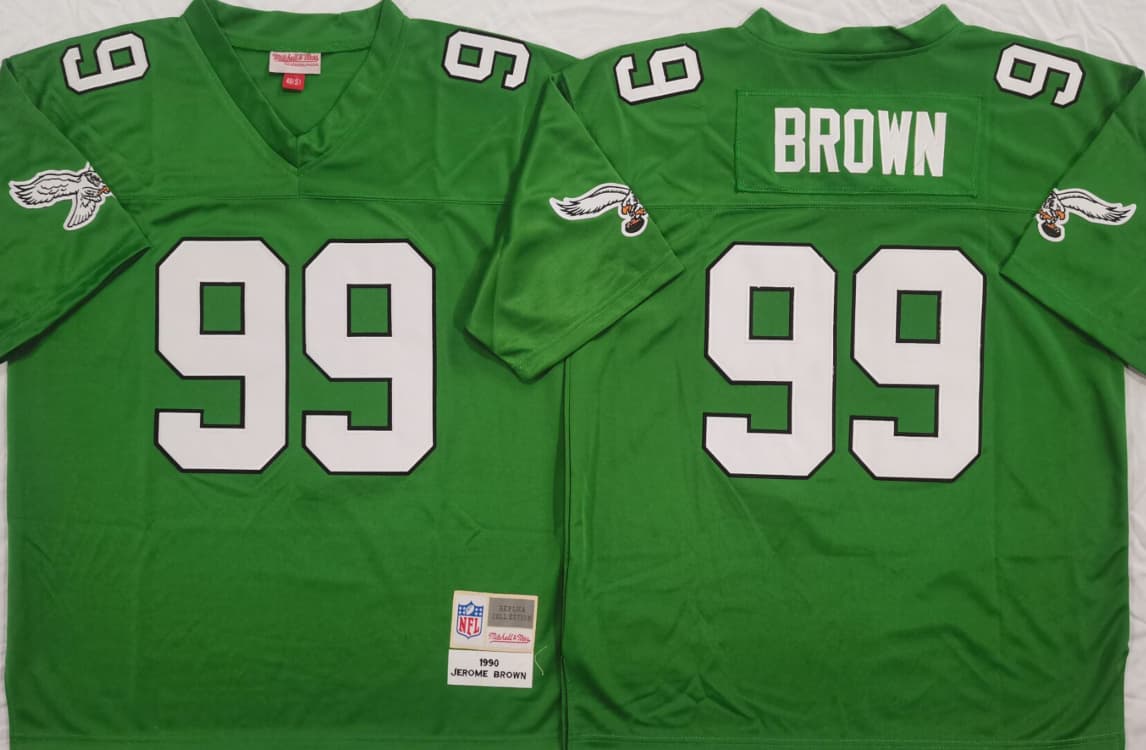 Philadelphia Eagles Green #99 BROWN