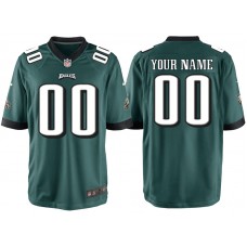 Philadelphia Eagles Green Game Customized Jersey