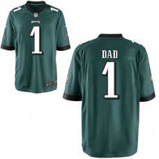 Philadelphia Eagles Midnight Green #1 Dad Jersey - Father's Day