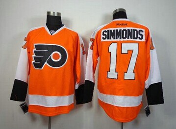 Philadelphia Flyers #17 Wayne Simmonds Orange Hockey Jersey
