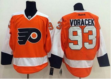 Philadelphia Flyers #93 Jakub Voracek Orange Stitched NHL Jersey