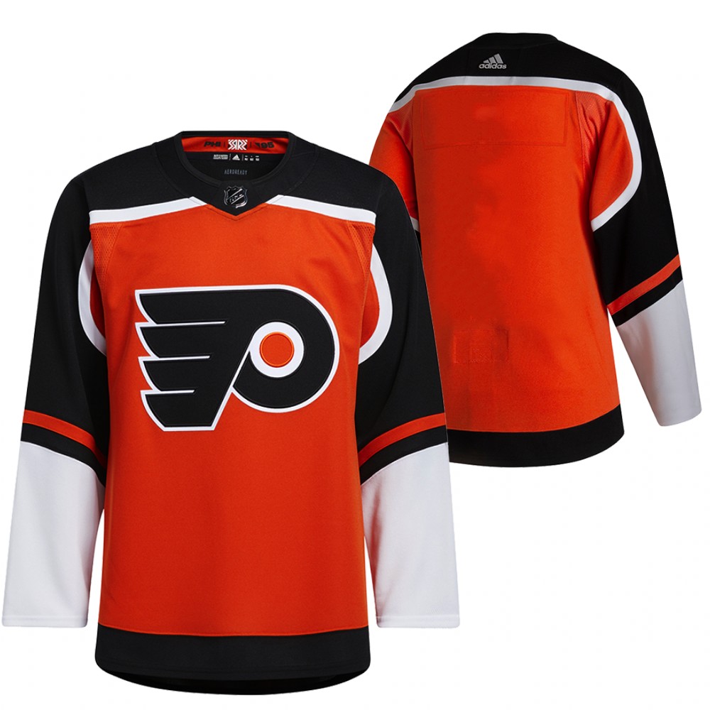 Philadelphia Flyers 2021 Reverse Retro Blank Orange Jersey Special Edition Authentic