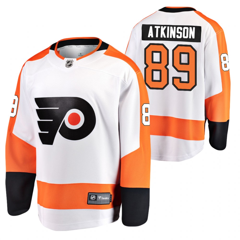 Philadelphia Flyers Cam Atkinson White Away Player 2021 Jersey