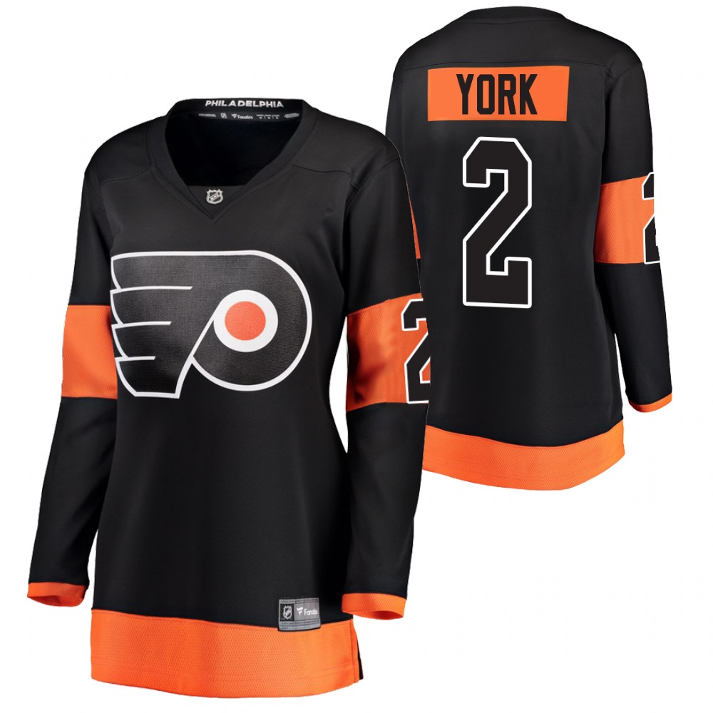 Philadelphia Flyers Cam York Women Black 2021 Alternate Jersey
