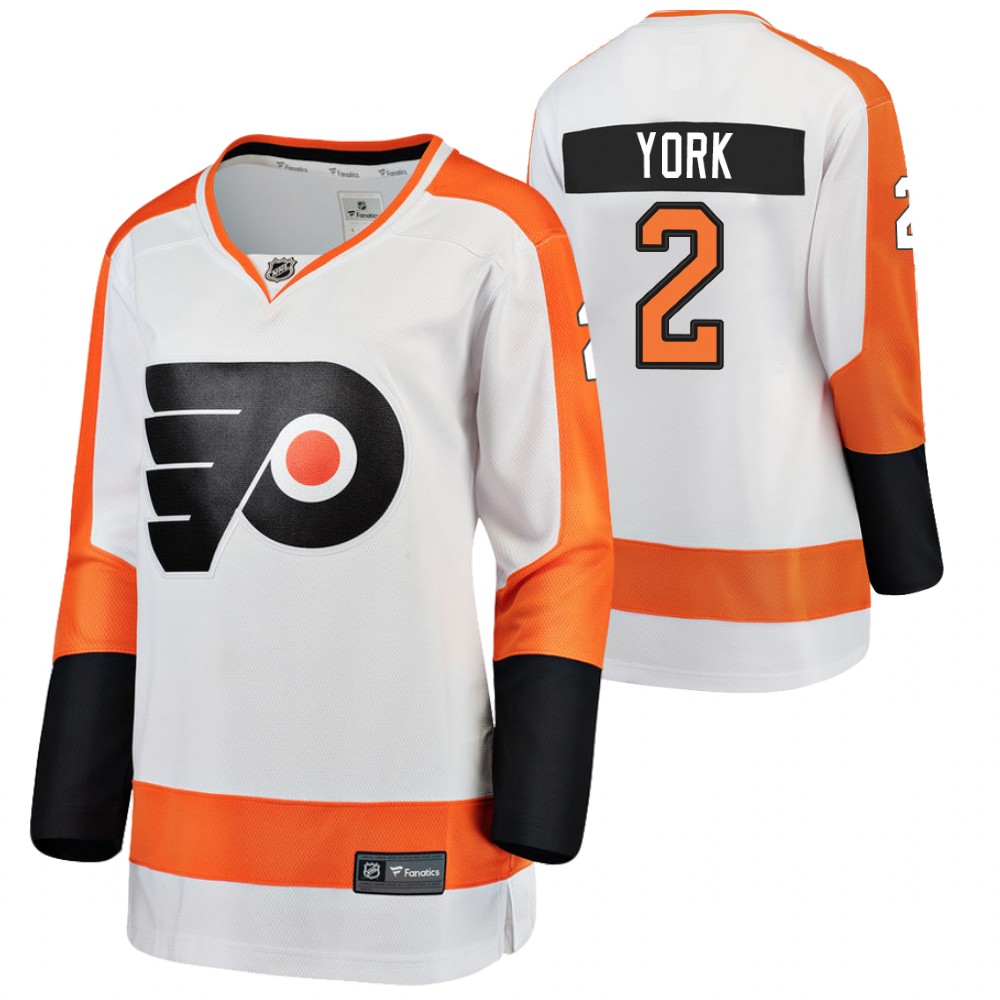 Philadelphia Flyers Cam York Women White 2021 Away Jersey