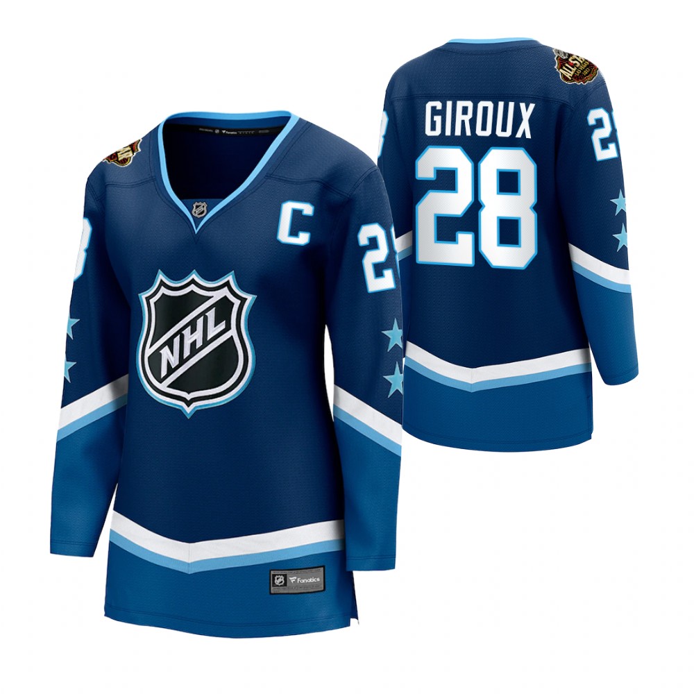 Philadelphia Flyers Claude Giroux Women Blue 2022 NHL All-Star Game Jersey