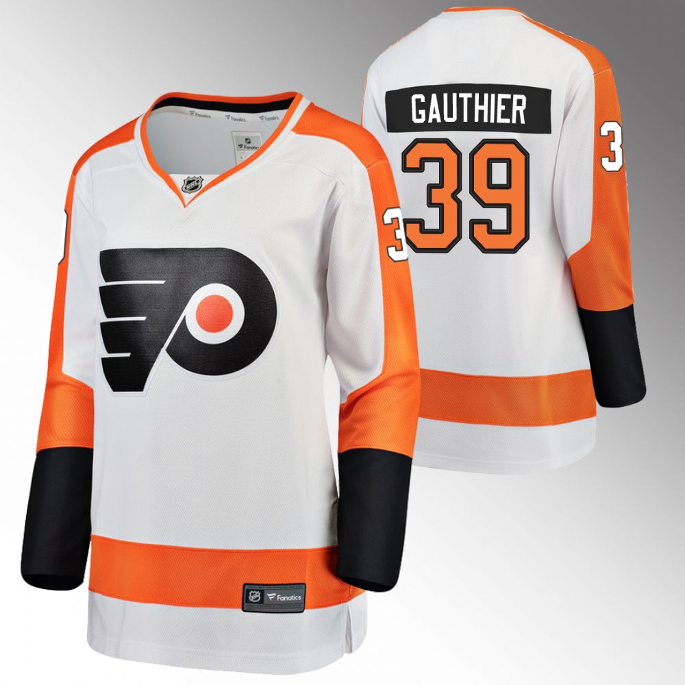 Philadelphia Flyers Cutter Gauthier Women White Away Jersey