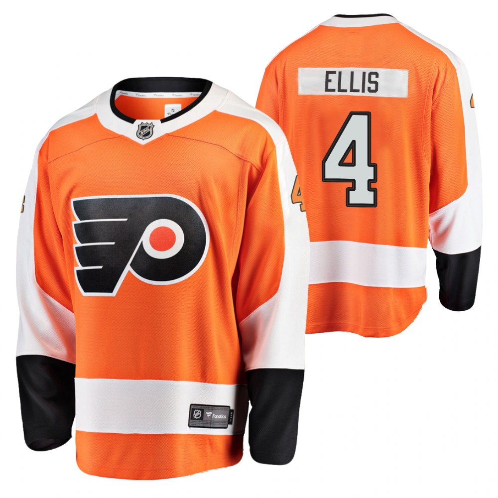 Philadelphia Flyers Ryan Ellis Orange Home 2021 Jersey