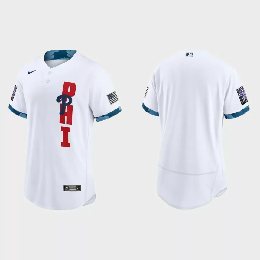 Philadelphia Phillies 2021 MLB All-Star Game Authentic Jersey – White
