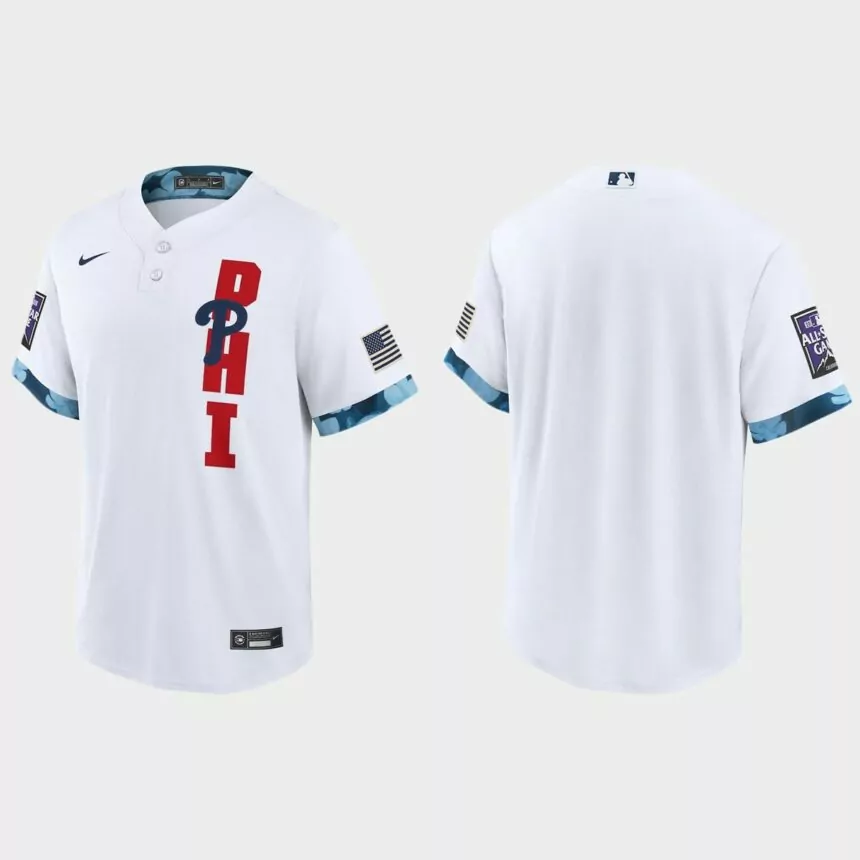Philadelphia Phillies 2021 MLB All-Star Game Replica Jersey – White