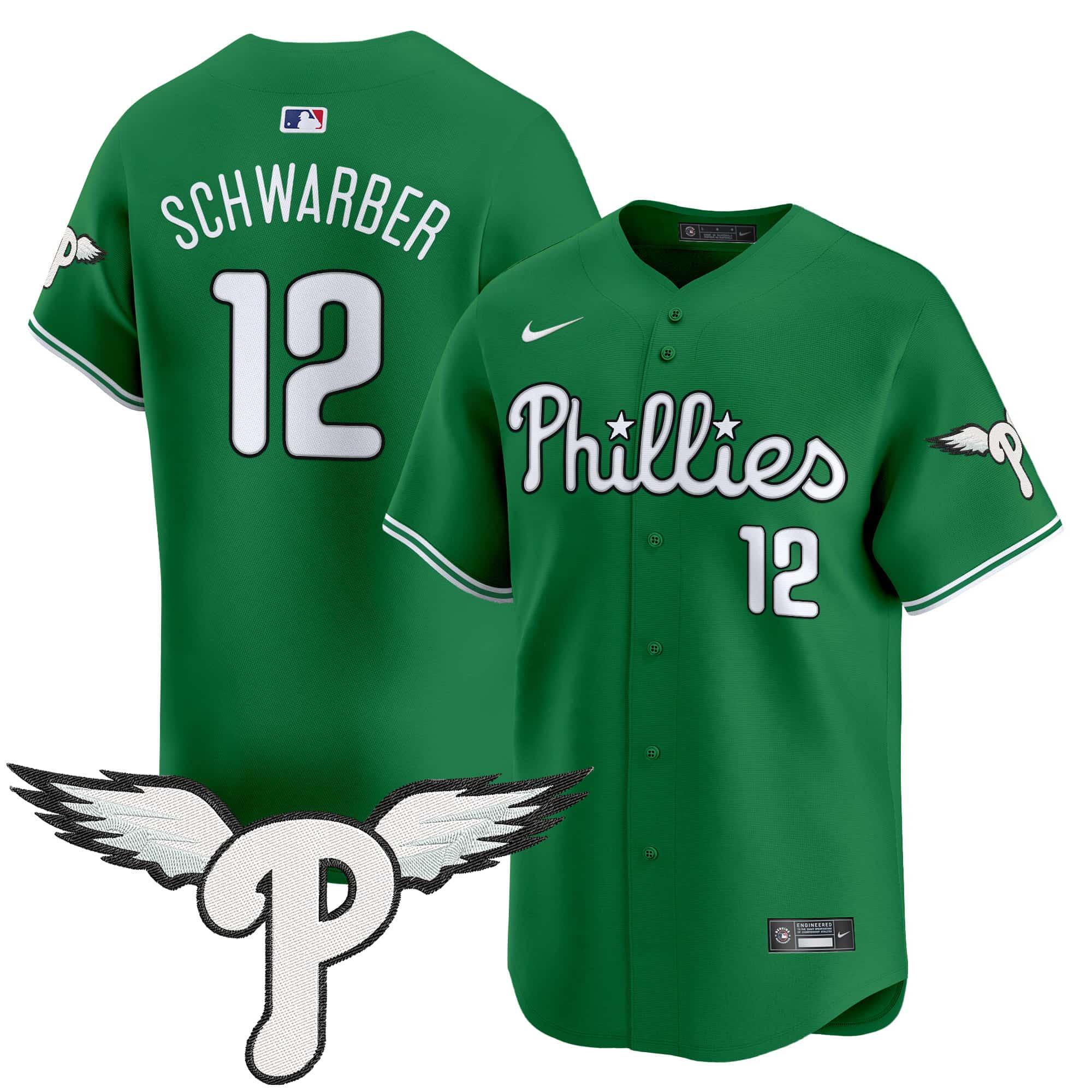 Philadelphia Phillies 2025 Vapor Premier Limited Jersey  – All Stitched  Kyle Schwarber   12