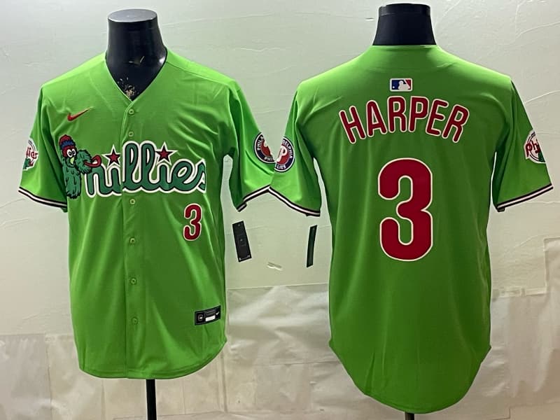 Philadelphia Phillies 2025 Vapor Premier Limited Jersey – All Stitched Bryce Harper