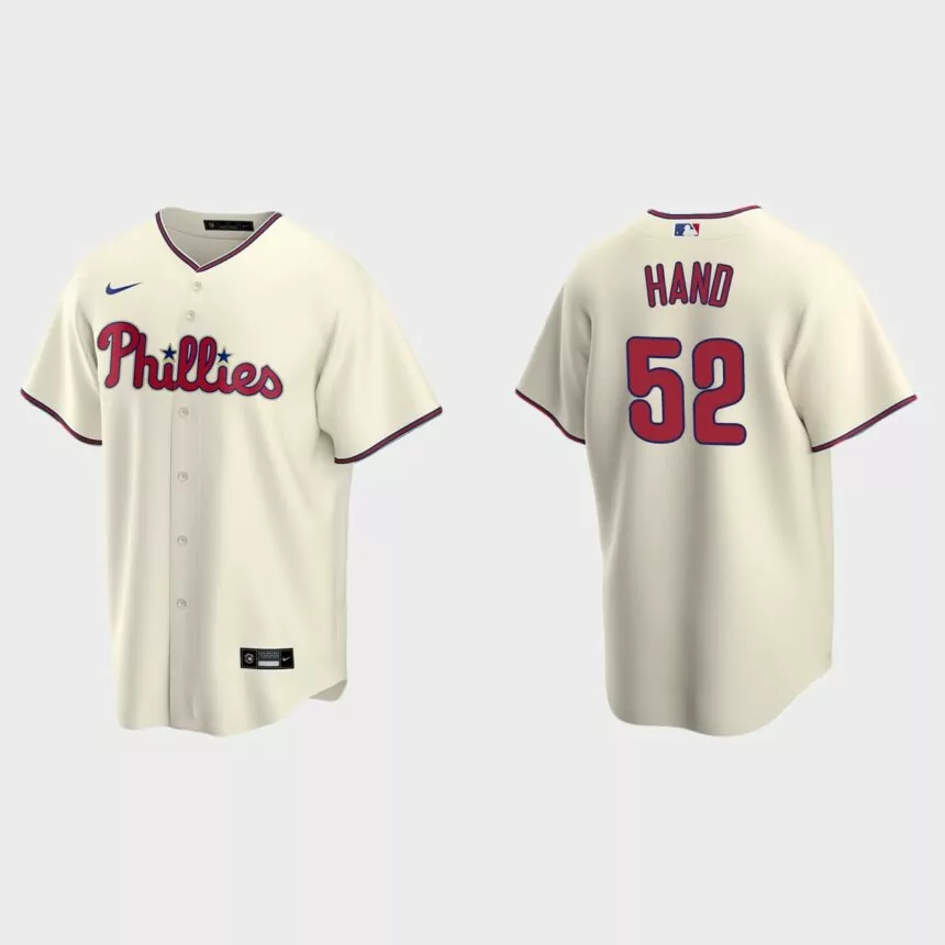 Philadelphia Phillies Brad Hand Replica Alternate Jersey – Cream