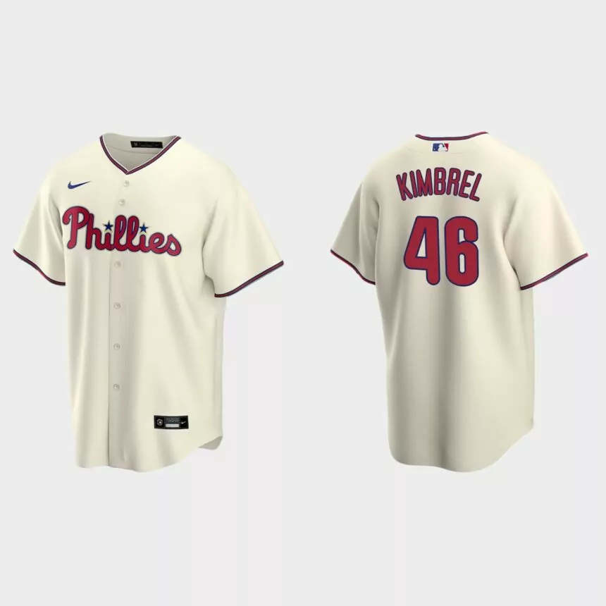Philadelphia Phillies Craig Kimbrel Replica Alternate Jersey – Cream