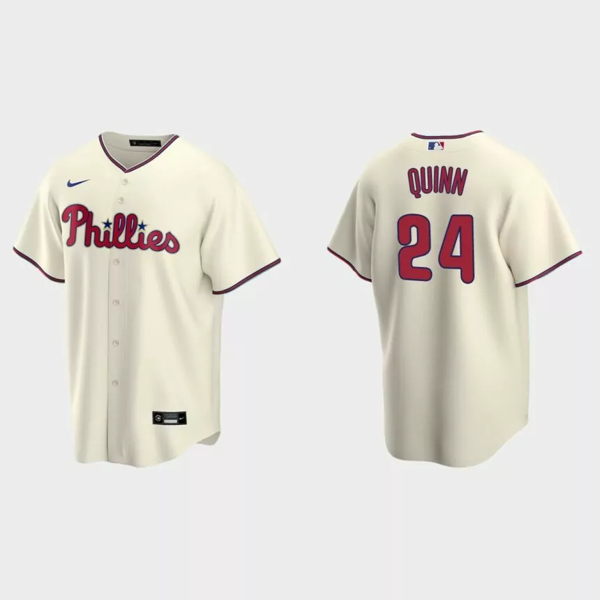 Philadelphia Phillies Roman Quinn Replica Alternate Jersey – Cream