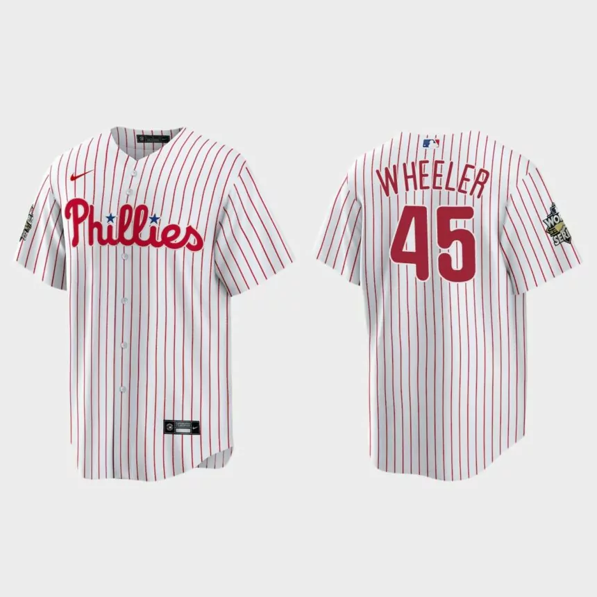 Philadelphia Phillies Zack Wheeler 2022 World Series White Replica Jersey