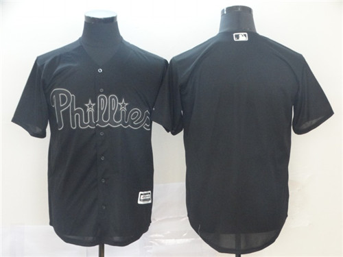 Phillies Blank Black 2019 Players' Weekend Authentic Player Jersey