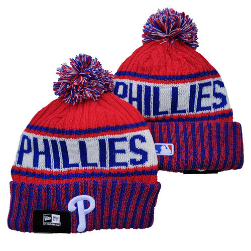 Phillies Team Logo Pom Knit Hat YD