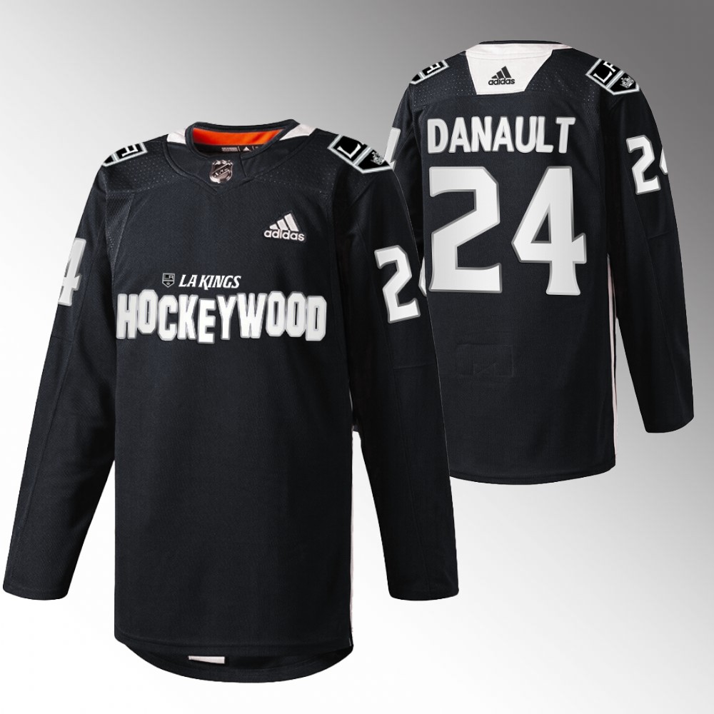 Phillip Danault LA Kings Hockey Wood Black Warm-Up Jersey
