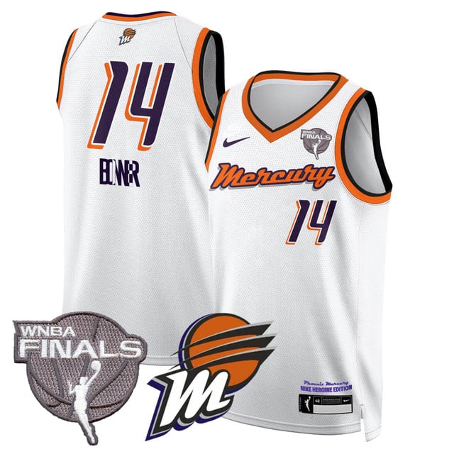 Phoenix Mercury 2025 WNBA Finals Jersey - All Stitched DeWanna Bonner   14