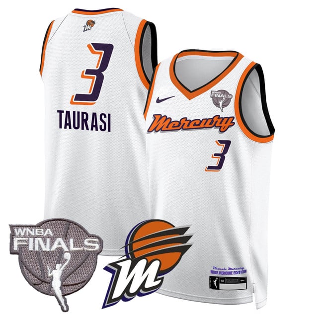 Phoenix Mercury 2025 WNBA Finals Jersey - All Stitched Diana Taurasi  - 3