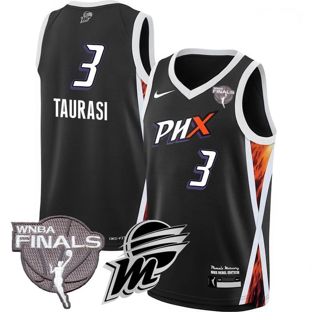 Phoenix Mercury 2025 WNBA Finals Jersey - All Stitched Diana Taurasi - 3